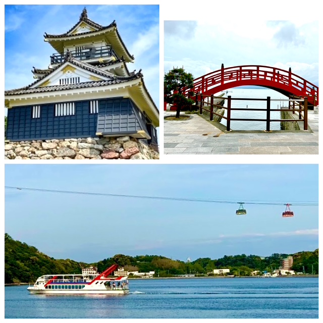 浜名湖 犬連れ 観光  浜松城 舘山寺